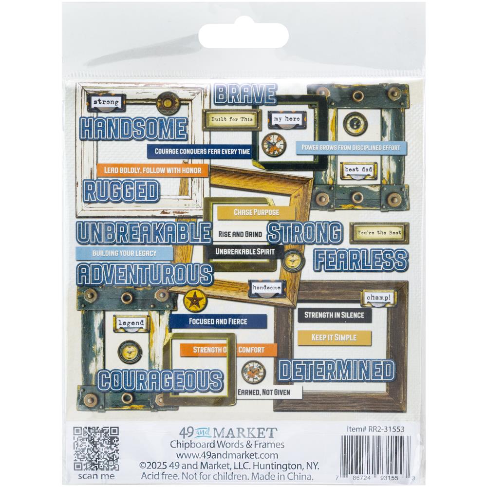 49 And Market - Rust & Revs 2.0 - Chipboard Set