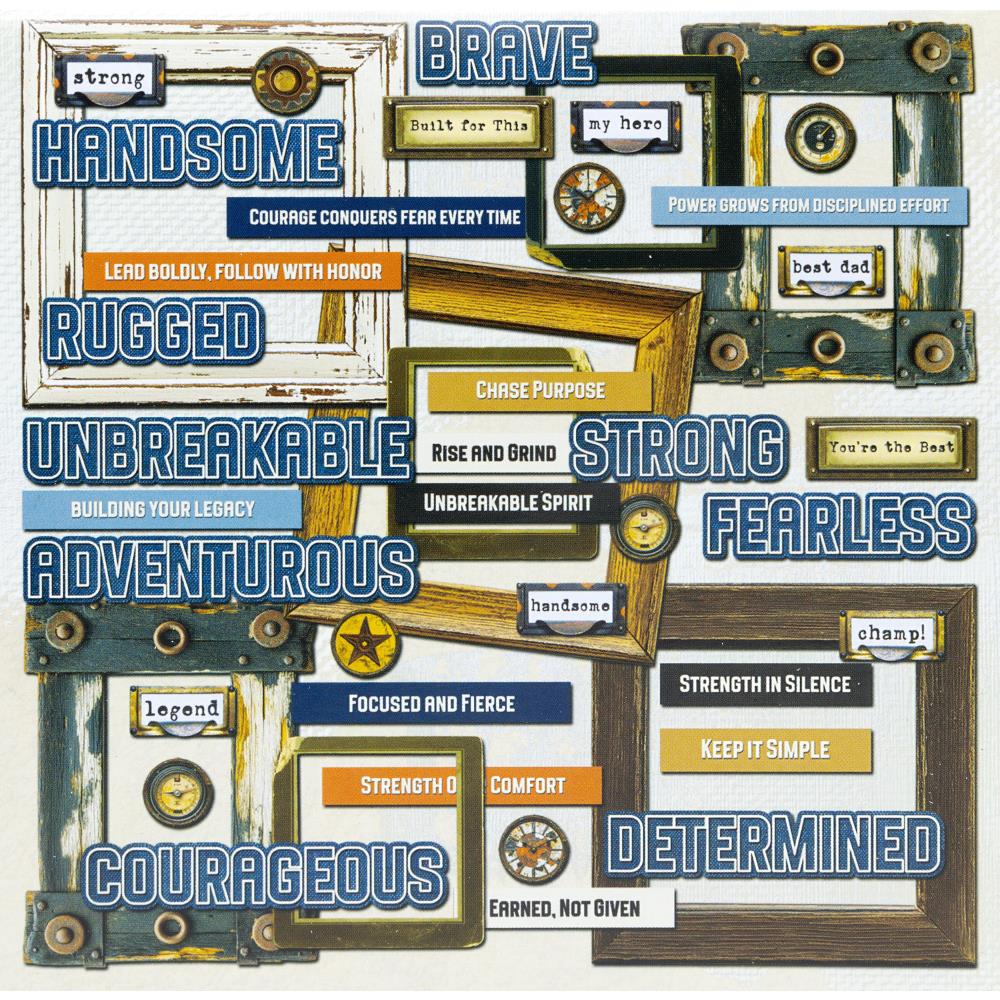 49 And Market - Rust & Revs 2.0 - Chipboard Set