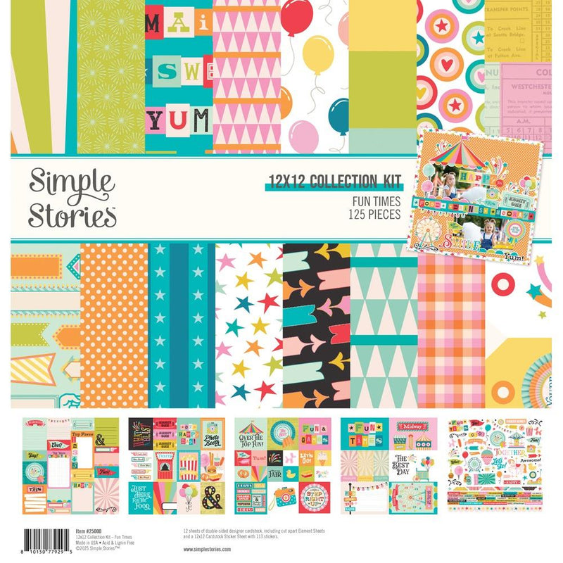 Simple Stories - Fun Times - Collection Kit 12"X12"