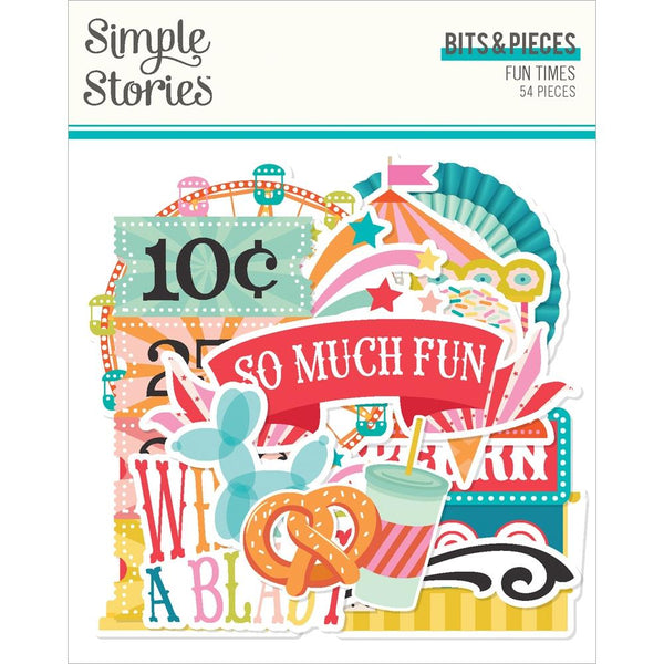 ***Pre-Order*** Simple Stories - Fun Times - Bits & Pieces Die-Cuts - Elements