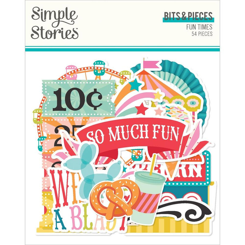 ***Pre-Order*** Simple Stories - Fun Times - Bits & Pieces Die-Cuts - Elements