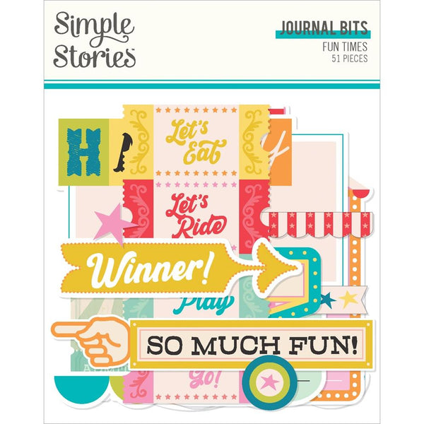 ***Pre-Order*** Simple Stories - Fun Times - Bits & Pieces Die-Cuts - Journal