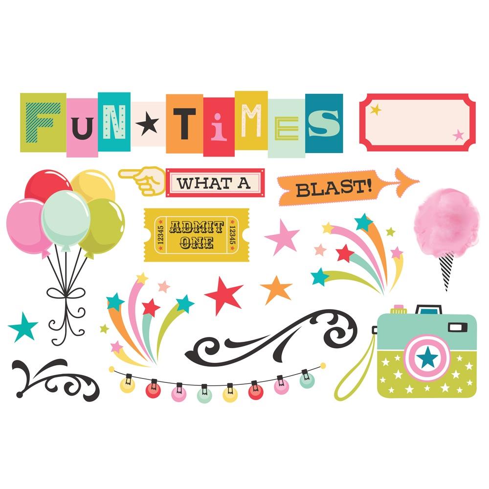 Simple Stories - Fun Times - Simple Pages Page Pieces