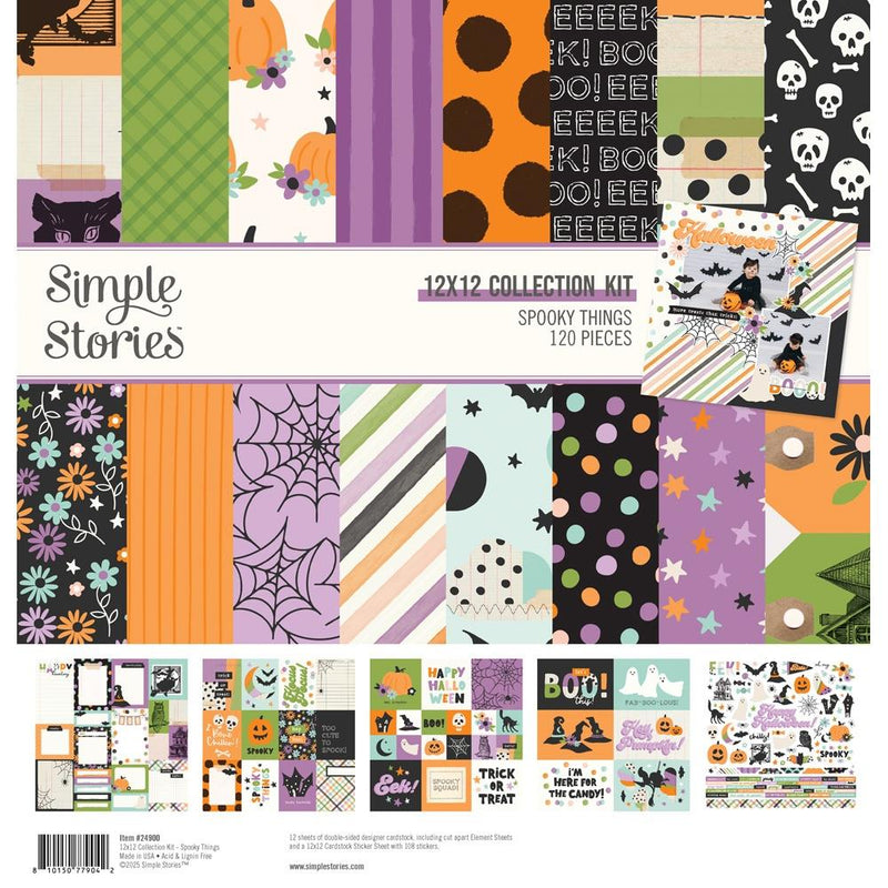 Simple Stories - Spooky Things - Collection Kit 12"X12"