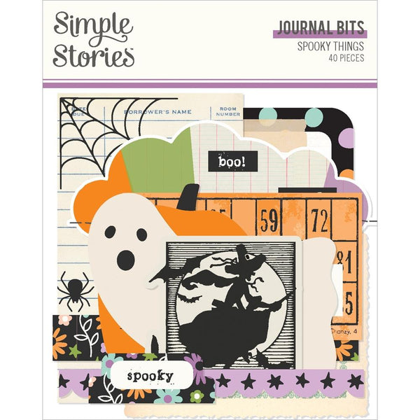 ***Pre-Order*** Simple Stories - Spooky Things - Bits & Pieces Die-Cuts - Journal