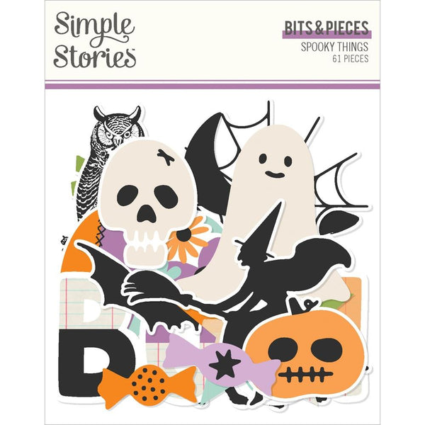 ***Pre-Order*** Simple Stories - Spooky Things - Bits & Pieces Die-Cuts - Elements