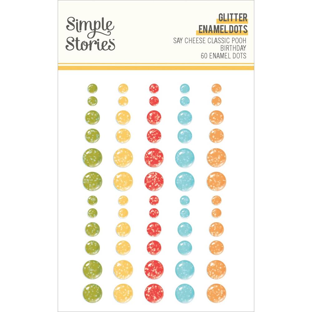 Simple Stories - Say Cheese Classic Pooh - Glitter Enamel Dots