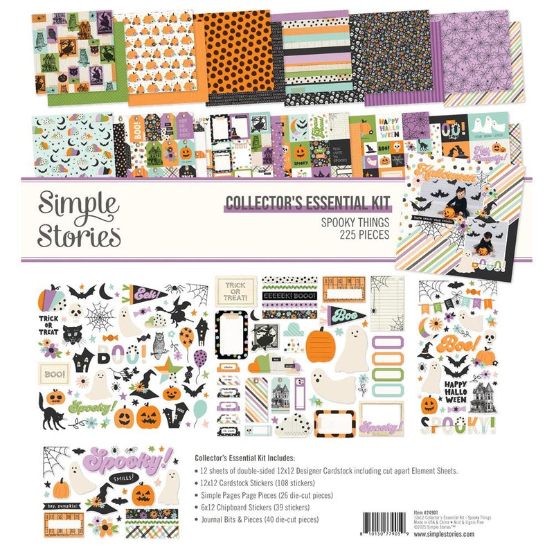 Simple Stories - Spooky Things - Collector's Essential Kit 12"X12"