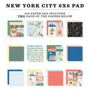 Carta Bella - New York City - Double-Sided Paper Pad 6"X6"