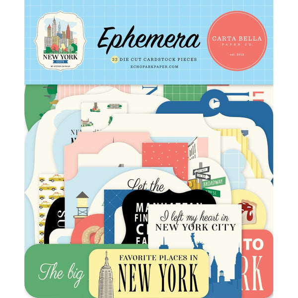 ***Pre-Order*** Carta Bella - New York City - Ephemera - Icons