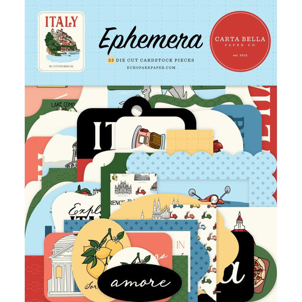 ***Pre-Order*** Carta Bella - Italy - Ephemera - Icons