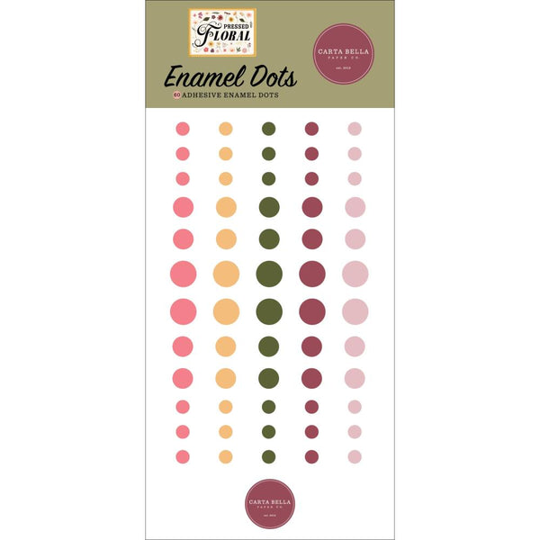 ***Pre-Order*** Carta Bella - Pressed Floral - Enamel Dots
