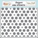 ***Pre-Order*** Echo Park - Bookish - Stencil - Dots And Flowers