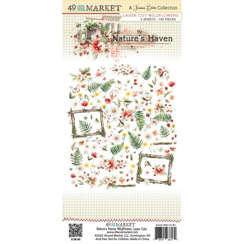 49 And Market - Nature's Haven - Laser Cut Outs - Wildflower