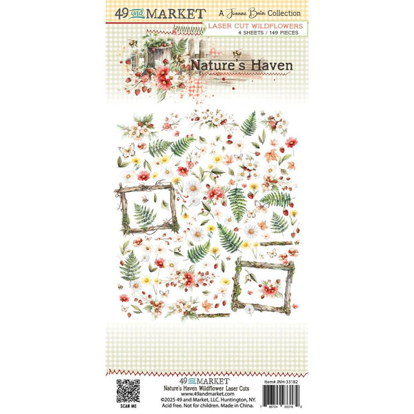***Pre-Order*** 49 And Market - Nature's Haven - Laser Cut Outs - Wildflower