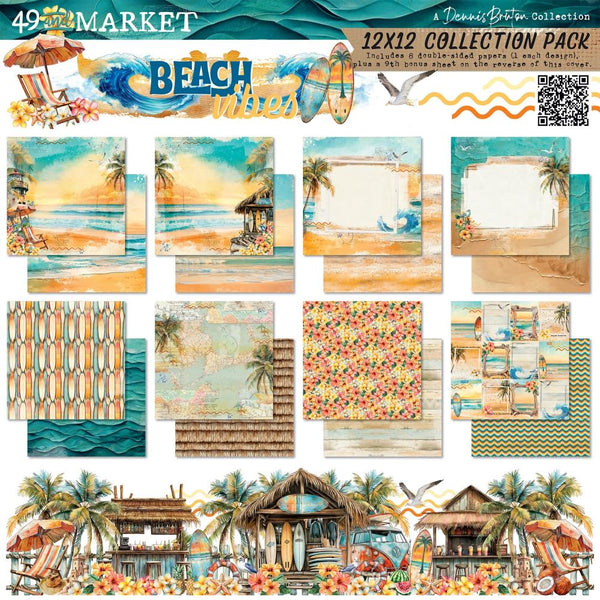 ***Pre-Order*** 49 And Market - Beach Vibes - Collection Pack 12"X12"