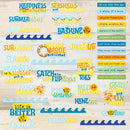 49 And Market - Beach Vibes - Chipboard Set