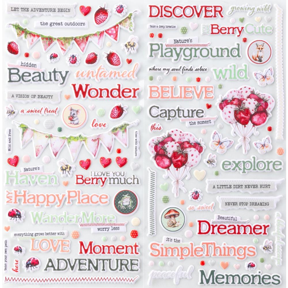 49 And Market - Nature's Haven - Puffy Stickers