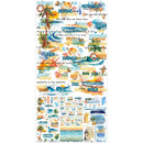 49 And Market - Beach Vibes - Rub-On Transfer Set 6"X12"