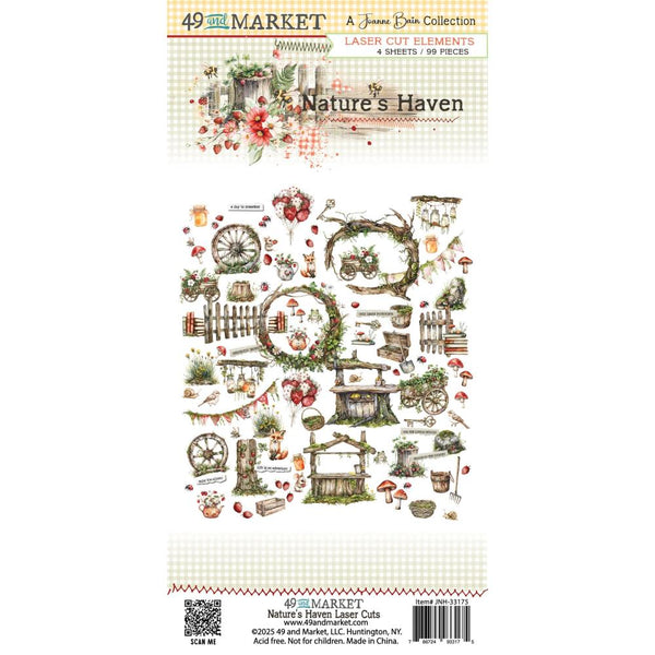 ***Pre-Order*** 49 And Market - Nature's Haven - Laser Cut Outs - Elements