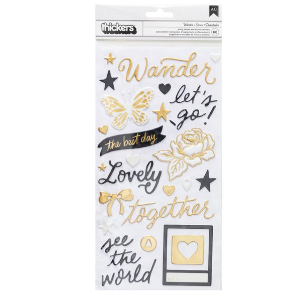 Maggie Holmes - Round Trip - Thickers Stickers - Wander Phrase -Puffy