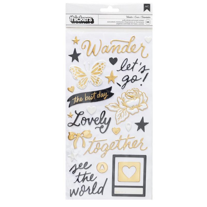 Maggie Holmes - Round Trip - Thickers Stickers - Wander Phrase -Puffy