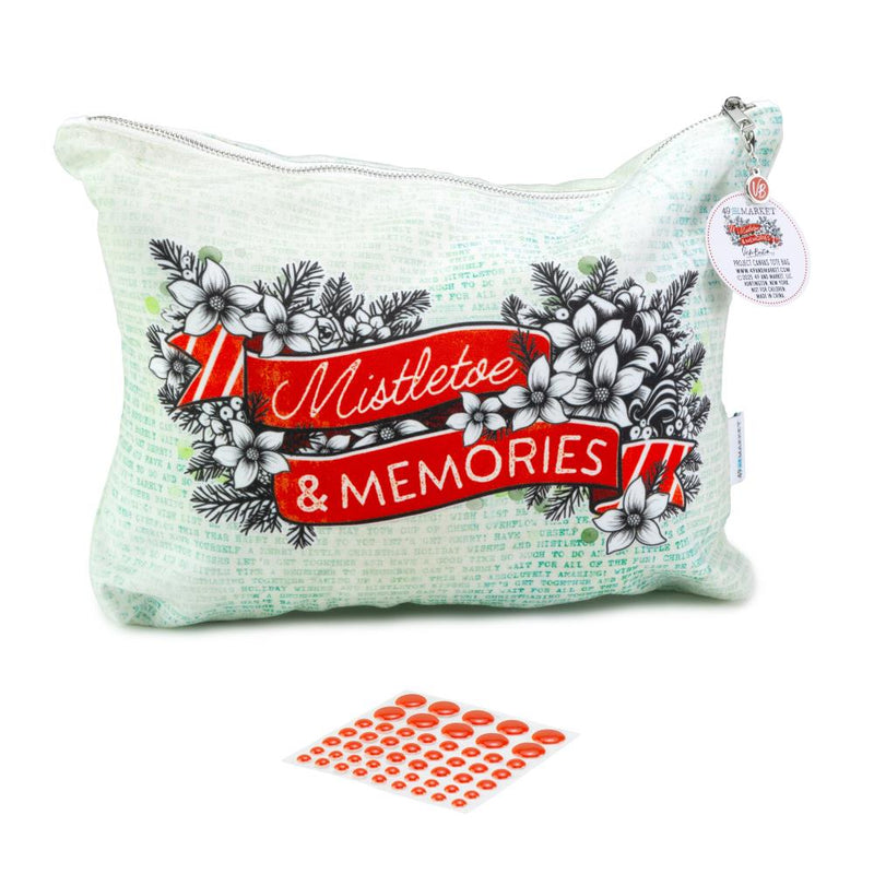 49 And Market - Vicki Boutin Mistletoe  And Memories - Zippered Tote Bag