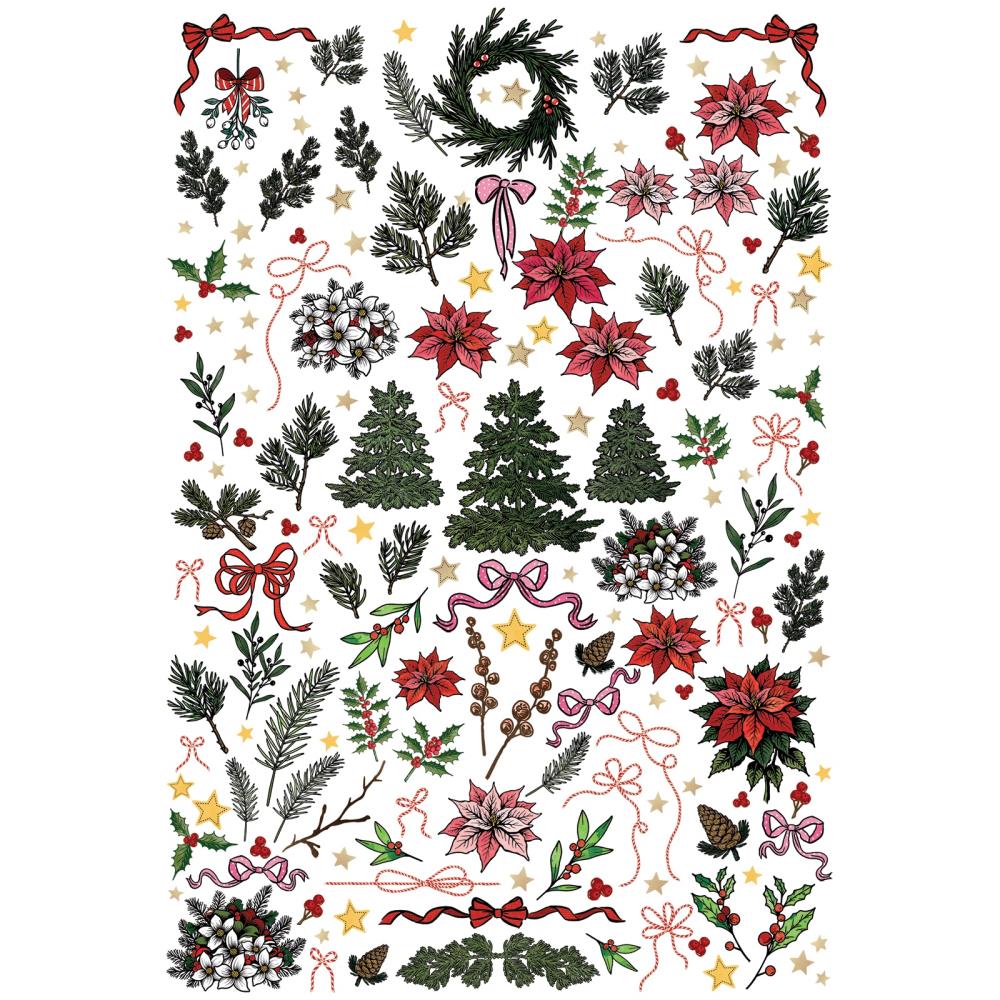 49 And Market - Vicki Boutin Mistletoe And Memories - Laser Cut Outs - Foilage