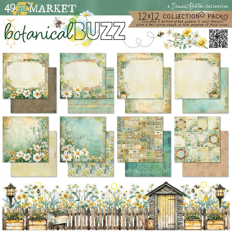 49 And Market - Botanical Buzz - Collection Pack 12"X12"