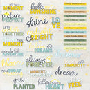 49 And Market - Botanical Buzz -  Chipboard Set