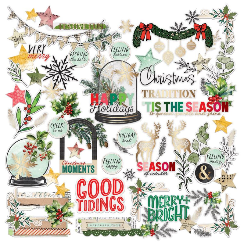 49 And Market - Vicki Boutin Mistletoe And Memories - Die-Cuts - Foiled