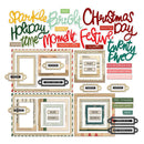 49 And Market - Vicki Boutin Mistletoe And Memories - Chipboard Set - Basics