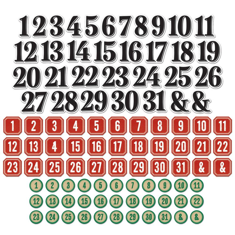 ***Pre-Order*** 49 And Market - Vicki Boutin Mistletoe And Memories - Chipboard Set - Bits