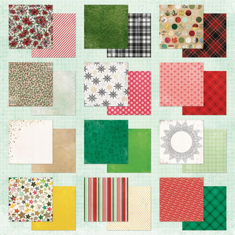49 And Market - Vicki Boutin Mistletoe And Memories - Paper Pad 12"X12" 24/Pkg
