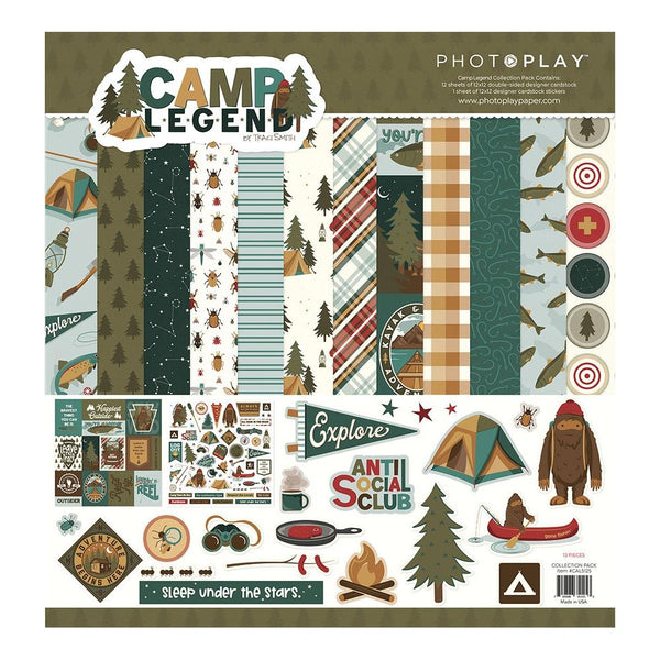 PhotoPlay - Camp Legend - Collection Pack 12"X12"