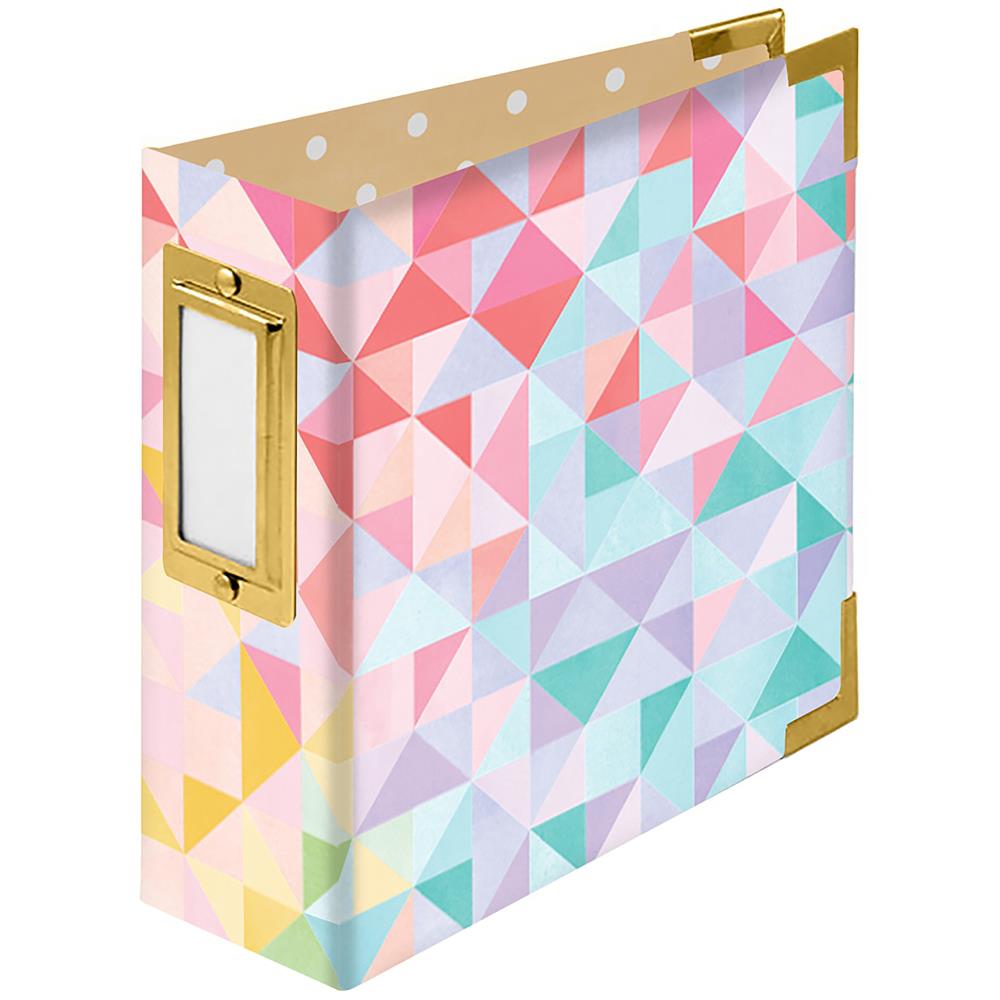 Paige Evans - Wrapped D-Ring Album 4"X4" - Geometric
