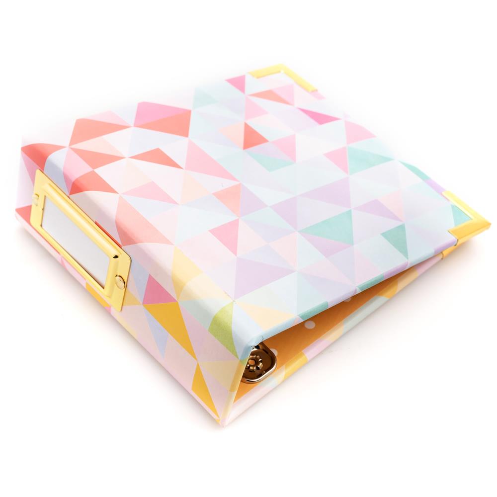 Paige Evans - Wrapped D-Ring Album 4"X4" - Geometric