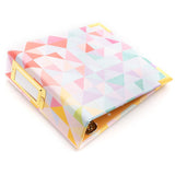Paige Evans - Wrapped D-Ring Album 4"X4" - Geometric