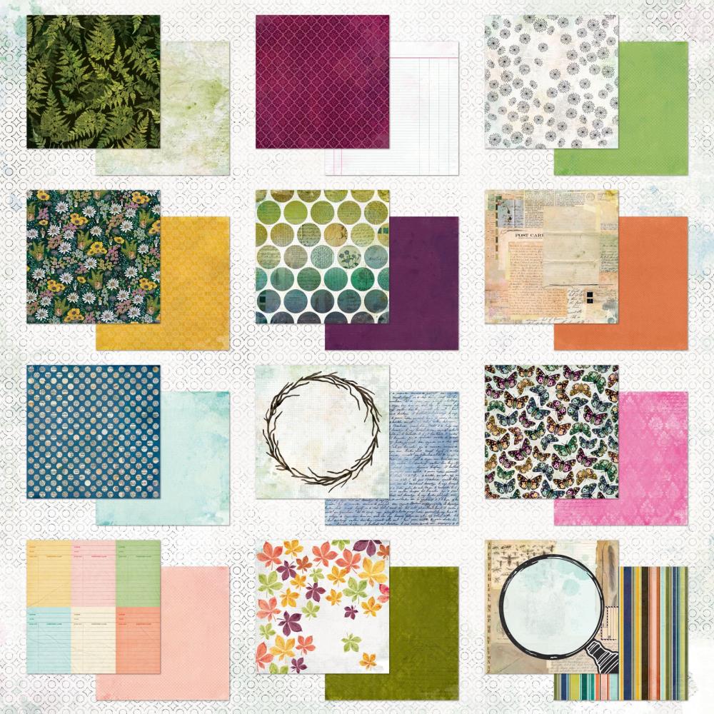 49 And Market - Vicki Boutin - Curiosities In Willow Grove - Paper Pad 12"X12"