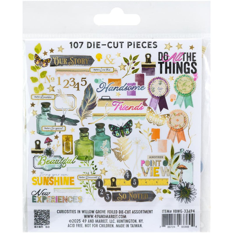 ***Pre-Order*** 49 And Market - Vicki Boutin - Curiosities In Willow Grove - Die-Cuts - Assorted