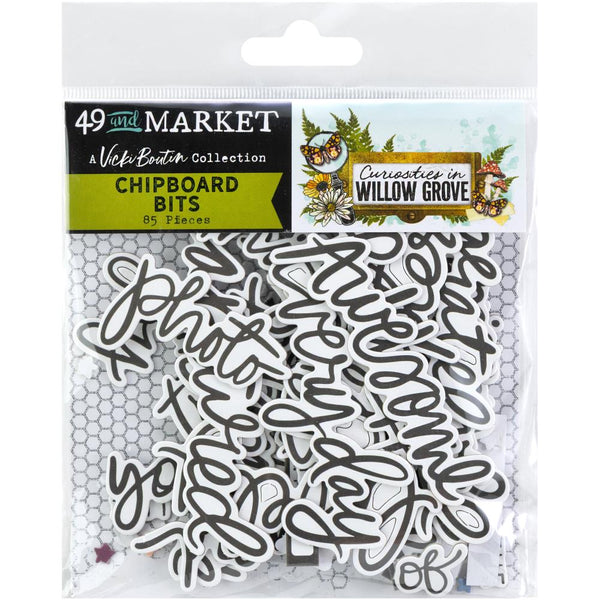 ***Pre-Order*** 49 And Market - Vicki Boutin - Curiosities In Willow Grove - Chipboard Set