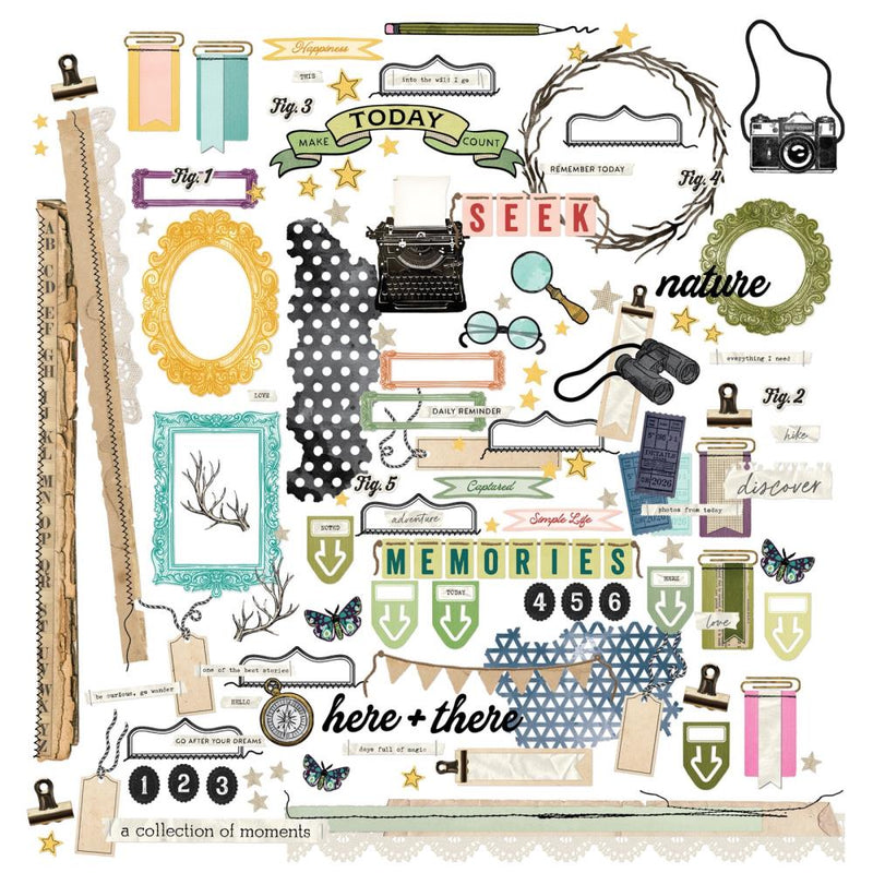 ***Pre-Order*** 49 And Market - Vicki Boutin - Curiosities In Willow Grove - Laser Cut Outs - Elements