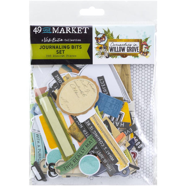 ***Pre-Order*** 49 And Market - Vicki Boutin - Curiosities In Willow Grove - Ephemera Set - Journaling Bits