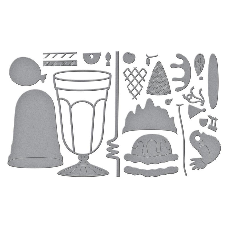 ***Pre-Order*** Spellbinders - Etched Dies - Happier Hour - Fountain Wishes