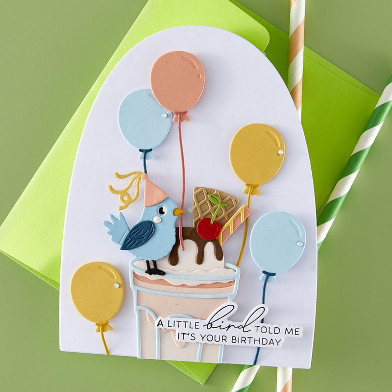 ***Pre-Order*** Spellbinders - Etched Dies - Happier Hour - Fountain Wishes