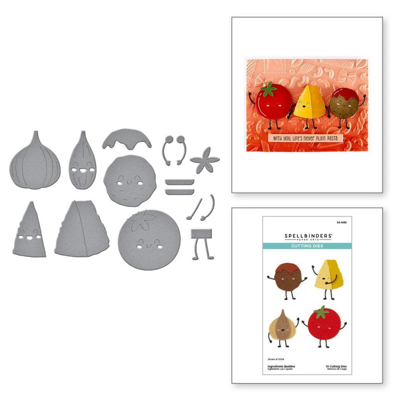 ***Pre-Order*** Spellbinders - Etched Dies - Buon Appetito - Ingredients Buddies