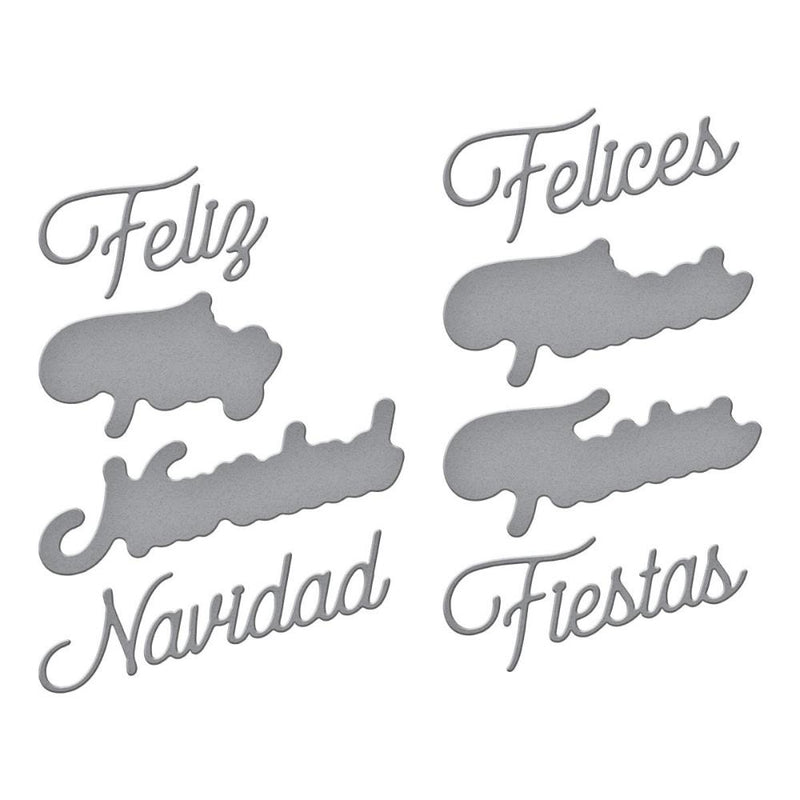 ***Pre-Order*** Spellbinders - Etched Dies - International Holiday Sentiments - Spanish