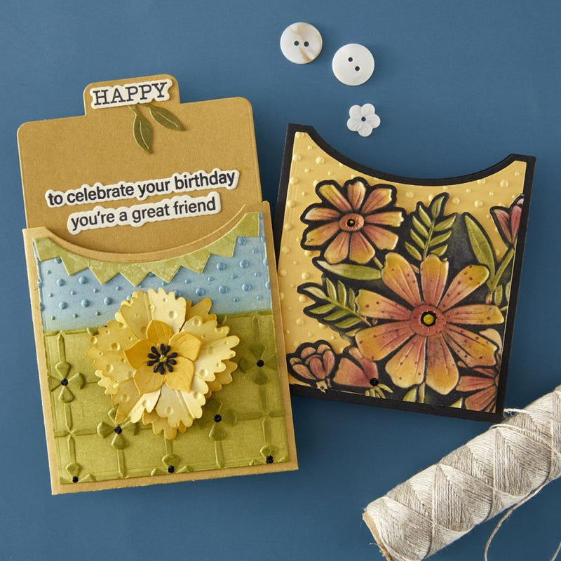 ***Pre-Order*** Spellbinders - Etched Dies by Wendy Vecchi - Tabbed Classics - Envelope Add-Ons