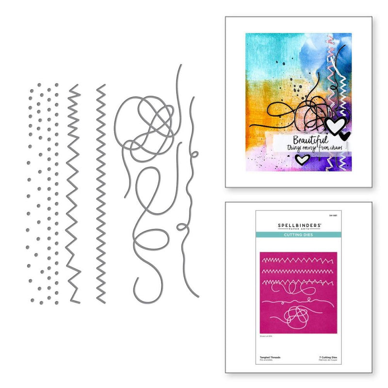 ***Pre-Order*** Spellbinders - Etched Dies - Beautifully Imperfect - Tangled Threads