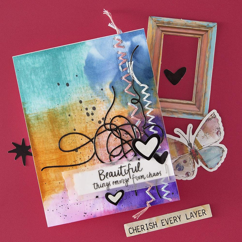 ***Pre-Order*** Spellbinders - Etched Dies - Beautifully Imperfect - Tangled Threads